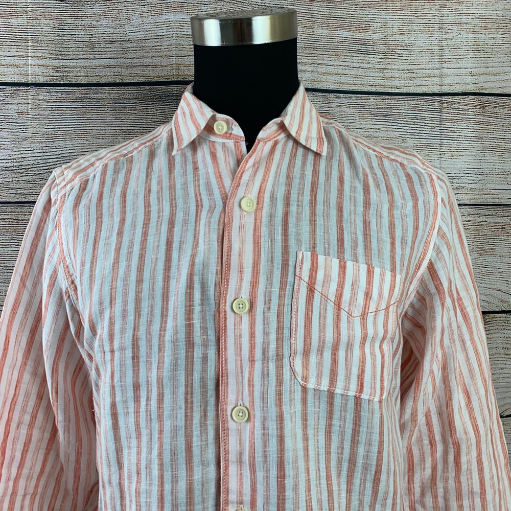 Tommy Bahama 100% Linen Long Sleeve Relax Small